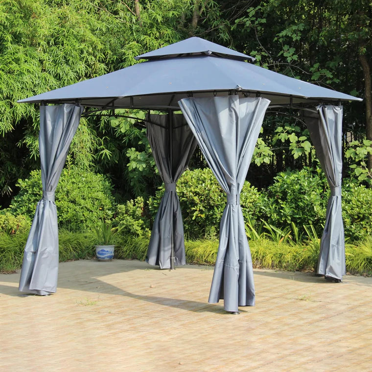 Heavy Duty 3Mx3M Patio Garden Gazebo Marquee Party Tent, Mayson Luxury Gazebo