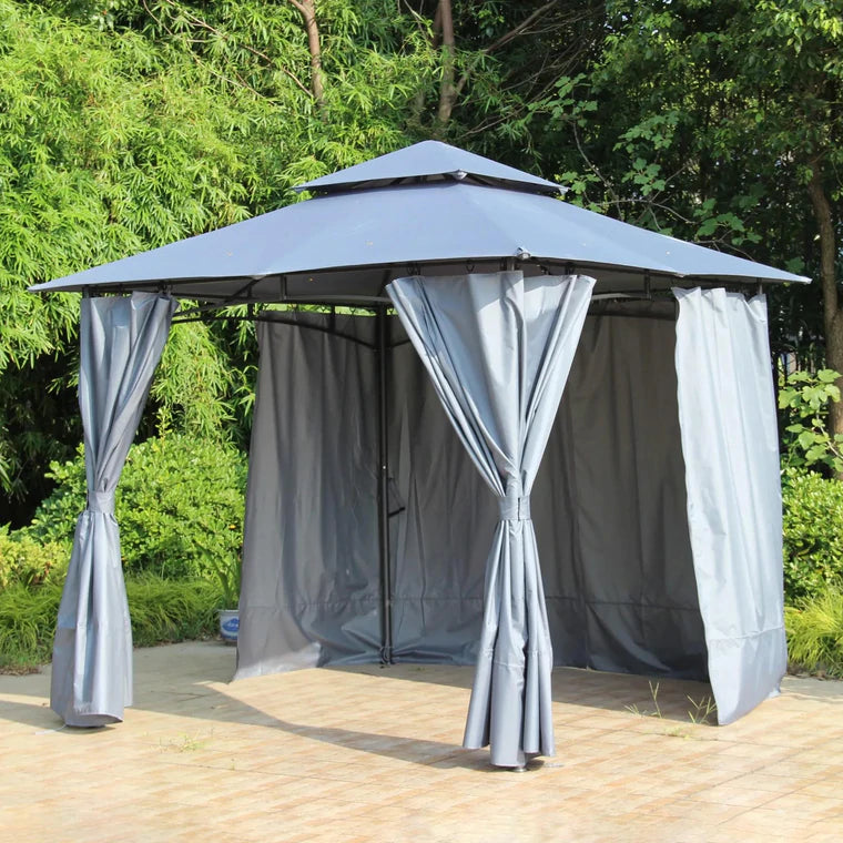 Heavy Duty 3Mx3M Patio Garden Gazebo Marquee Party Tent, Mayson Luxury Gazebo