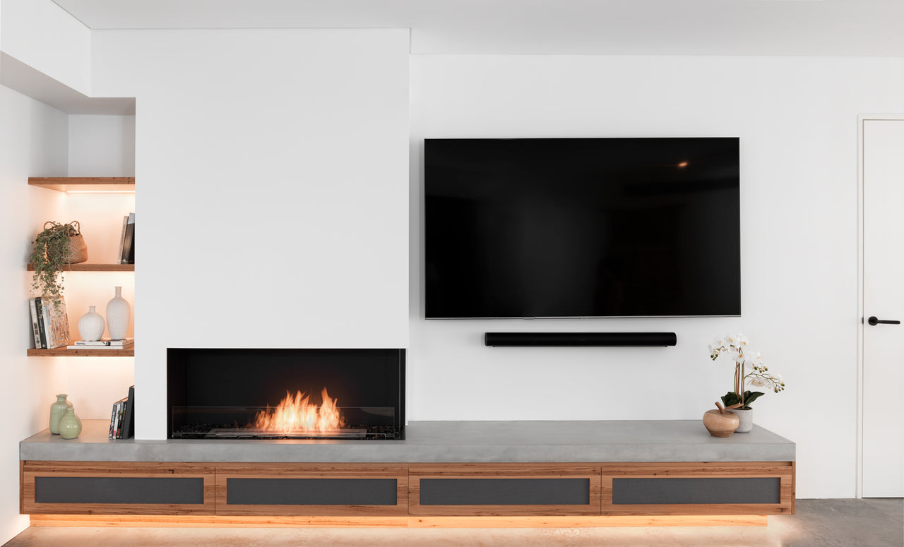 Flex 122RC Right Corner Fireplace Insert