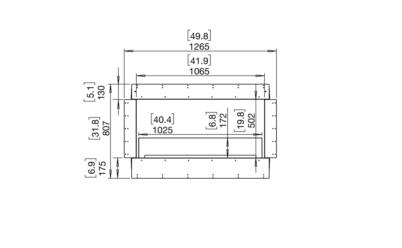 Flex 42DB Double Sided Fireplace Insert