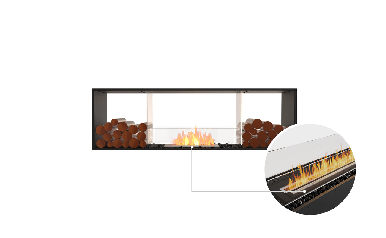 Flex 68DB.BX2 Double Sided Fireplace Insert