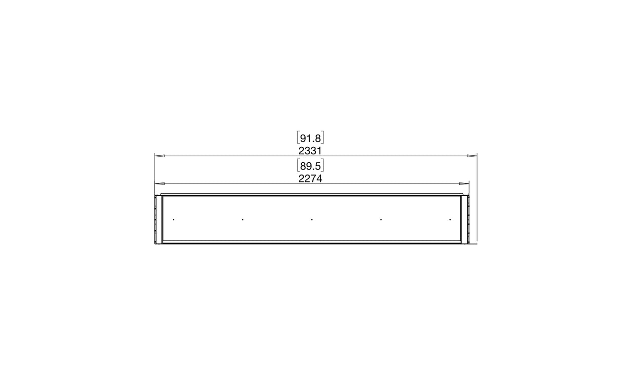 Flex 86LC Left Corner Fireplace Insert