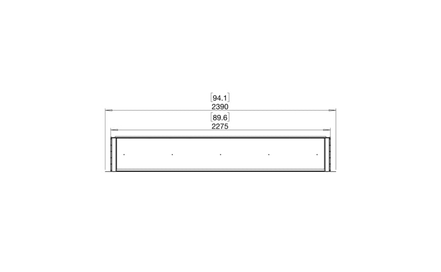 Flex 86SS Single Sided Fireplace Insert