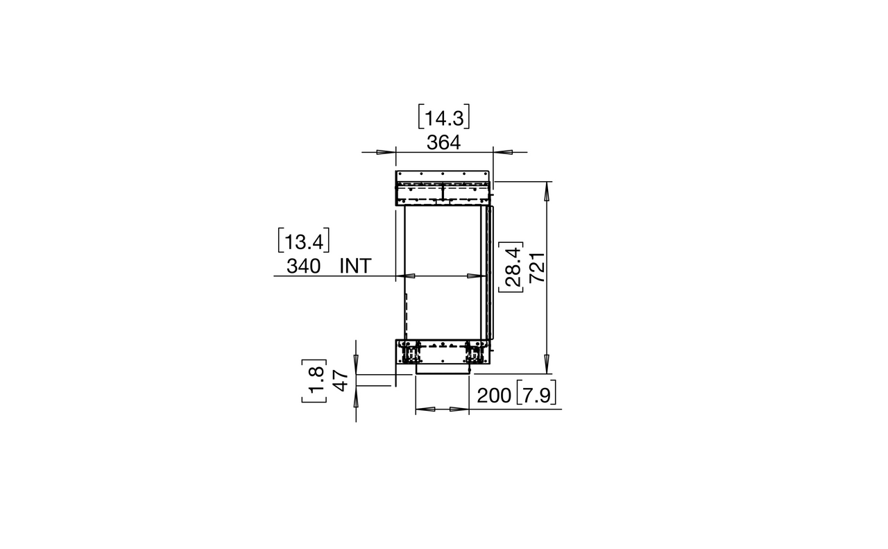 Flex 158BY.BX2 Bay Fireplace Insert