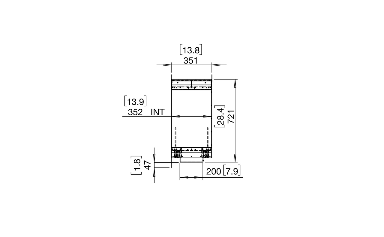 Flex 140DB.BX2 Double Sided Fireplace Insert